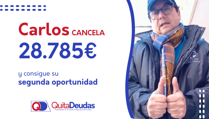 Carlos Miguel Wilson en Madrid cancela su deuda de 28.785€